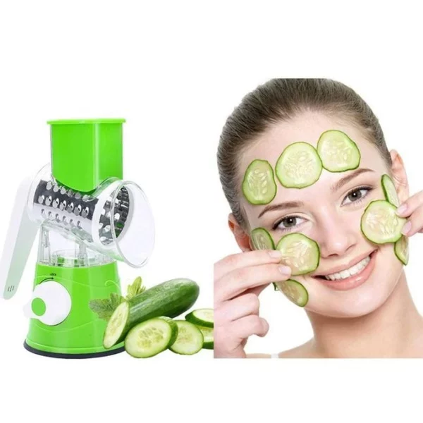 3-in-1 Multifunctional Vegetable Cutter – Manual Slicer for Easy Food Prep