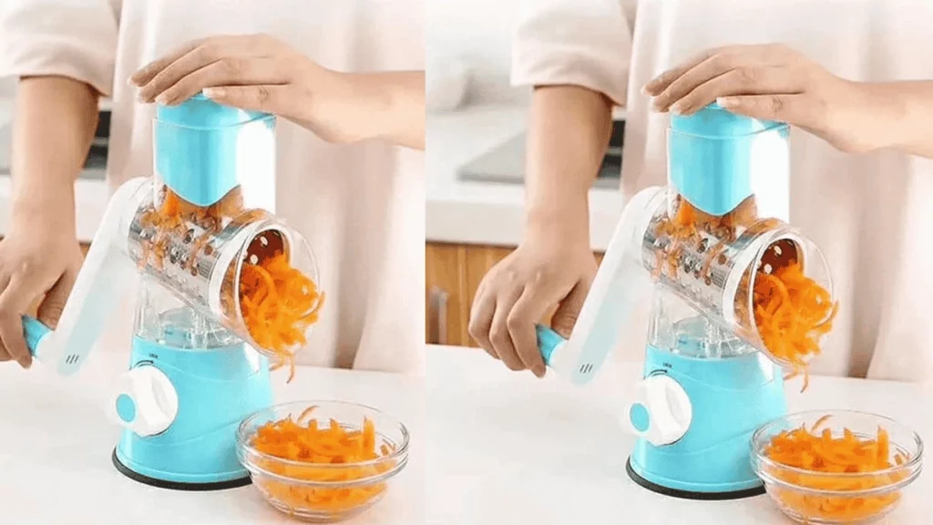 3-in-1 Multifunctional Vegetable Cutter – Manual Slicer for Easy Food Prep